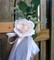 Wedding Aisle decorations, Floral chair ties, pew bows product 6